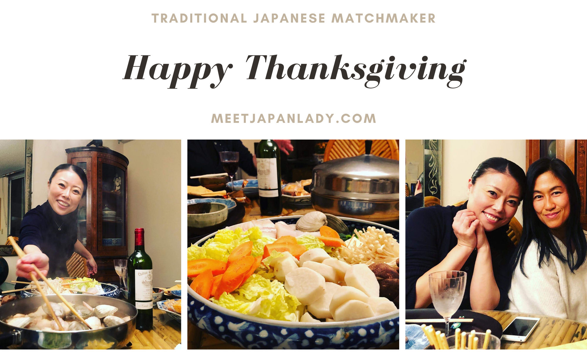 Japanese woman & Thanksgiving